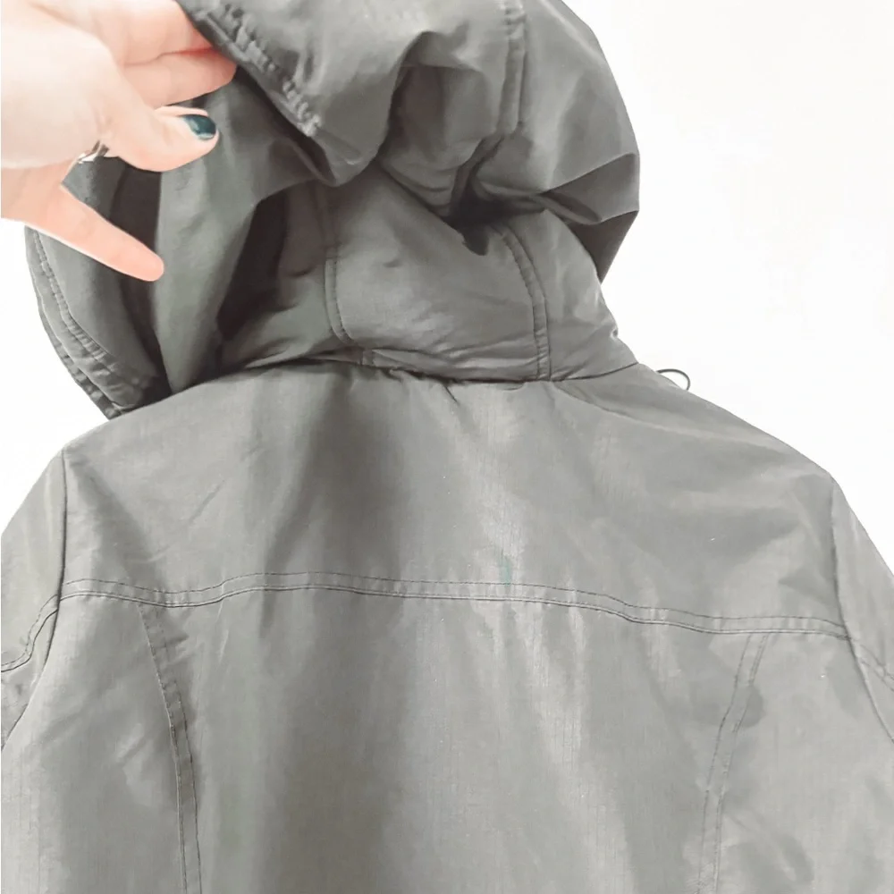 Abercrombie + Fitch All Season‎ Weather Fall Warrior Hooded Jacket Black Large